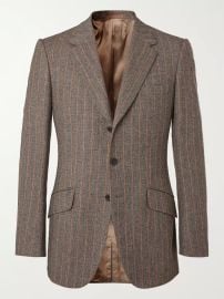 Kingsman Conrad Slim Fit Striped M lange Wool Suit Jacket at Net a Porter